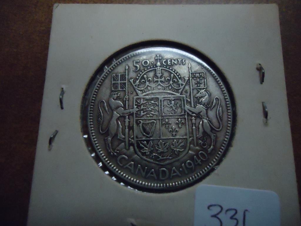 1940 CANADA SILVER 50 CENT (1 of 2)