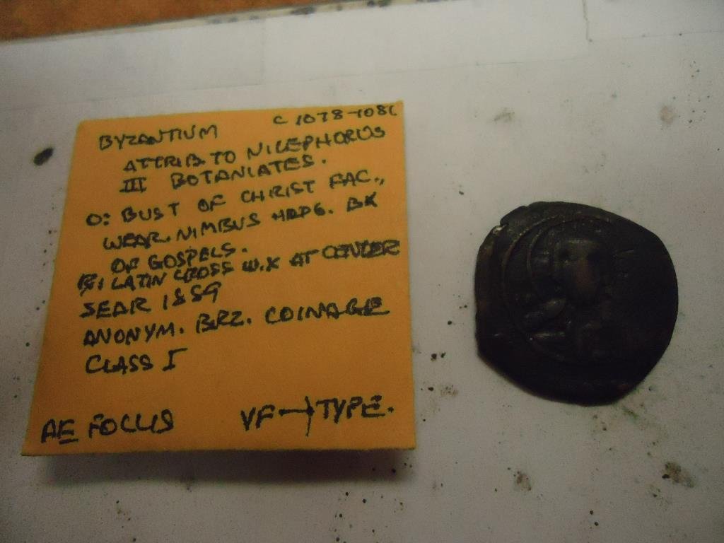 1078-1081 A.D. BYZANTIUM NICEPHORUS III ANCIENT COIN (1 of 2)