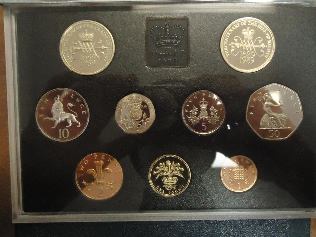 1989 UNITED KINGDOM PROOF SET ORIGINAL ROYAL MINT (1 of 2)
