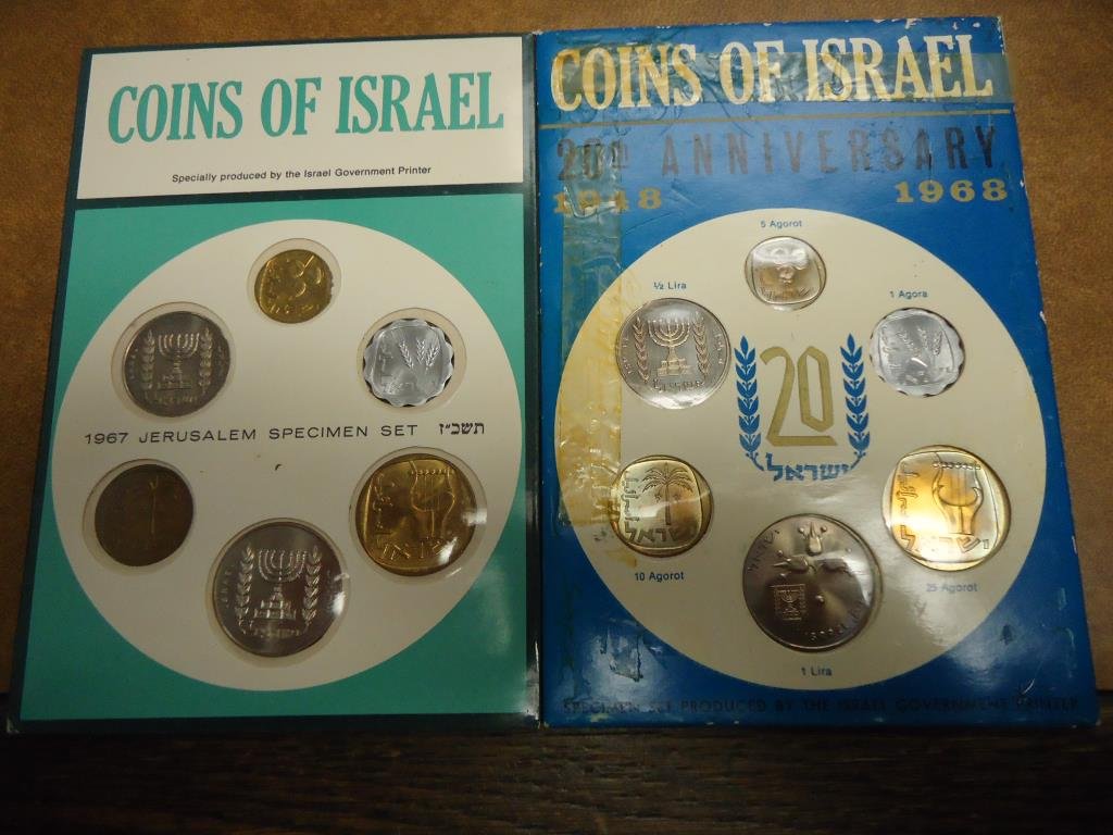 1967 & 1968 JERUSALEM SPECIMEN SETS (1 of 2)