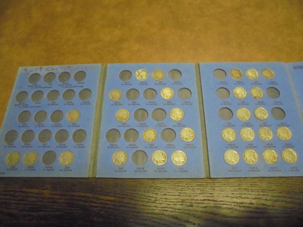 PARTIAL BUFFALO NICKEL ALBUM (30 COINS) IN WHITMAN (1 of 2)