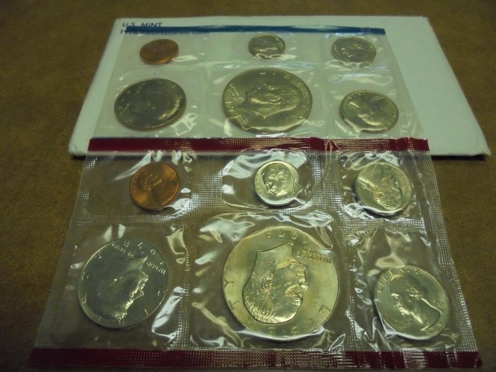 1978 US MINT SET (UNC) P/D (WITH ENVELOPE) (1 of 2)