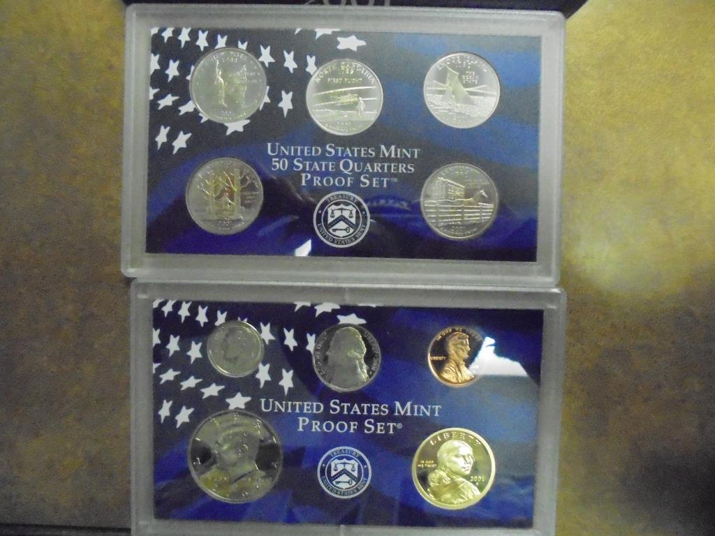 2001 US PROOF SET (WITH BOX) (1 of 2)