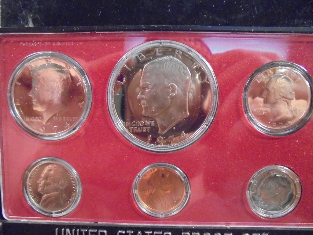 1974 US PROOF SET (WITH BOX) (1 of 2)