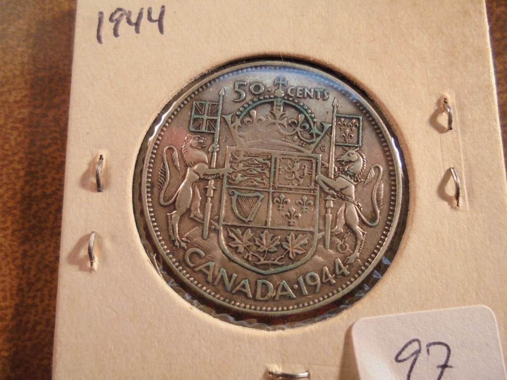 1944 CANADA SILVER 50 CENTS (1 of 2)