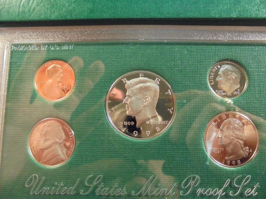 1998 US PROOF SET (WITH BOX) (1 of 2)