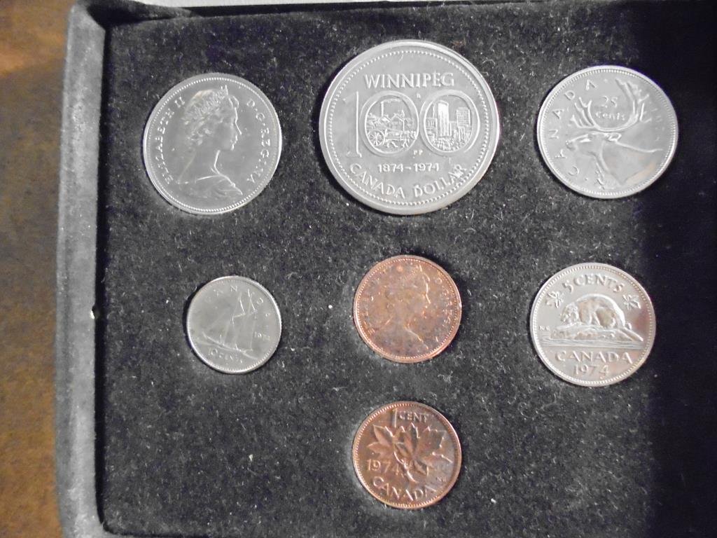 1974 CANADA DOUBLE CENT SET ORIGINAL ROYAL CANADIAN (1 of 2)