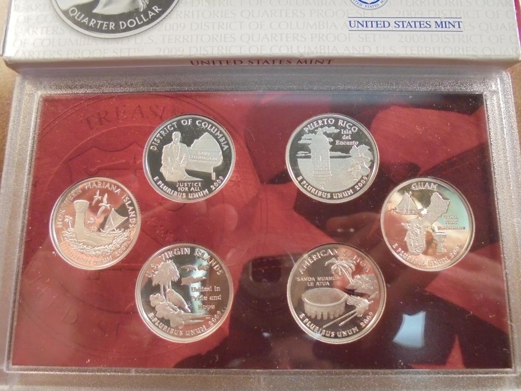 2009 US SILVER DISTRICT OF COLUMBIA AND US TERRITORIES (1 of 2)