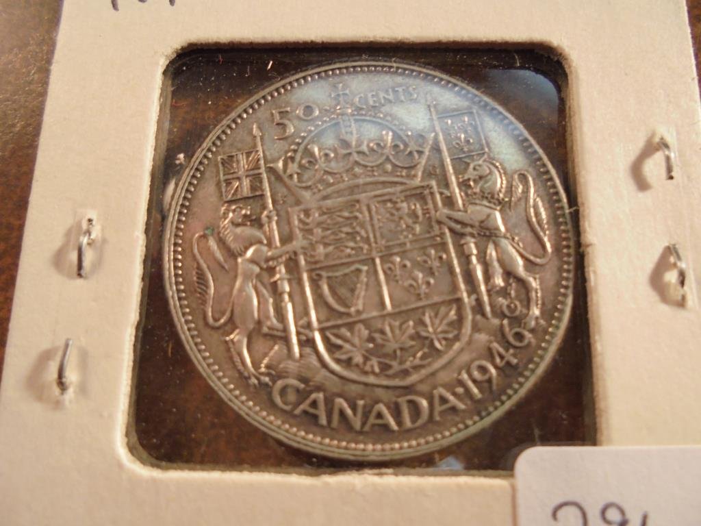 1946 CANADA SILVER 50 CENTS (1 of 2)