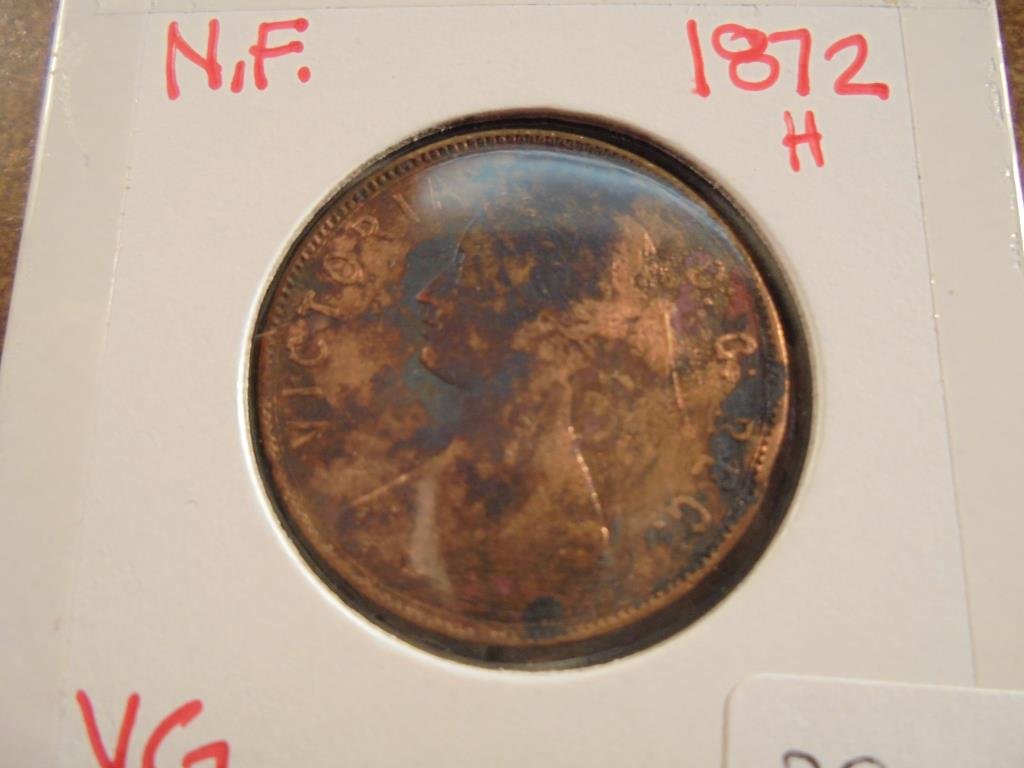 1872-H NEWFOUNDLAND 1 CENT (1 of 2)