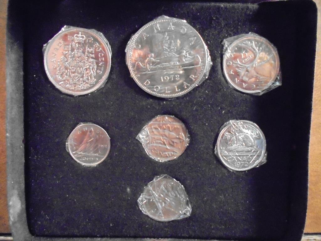 1972 CANADA DOUBLE CENT SET ORIGINAL ROYAL CANADIAN (1 of 2)