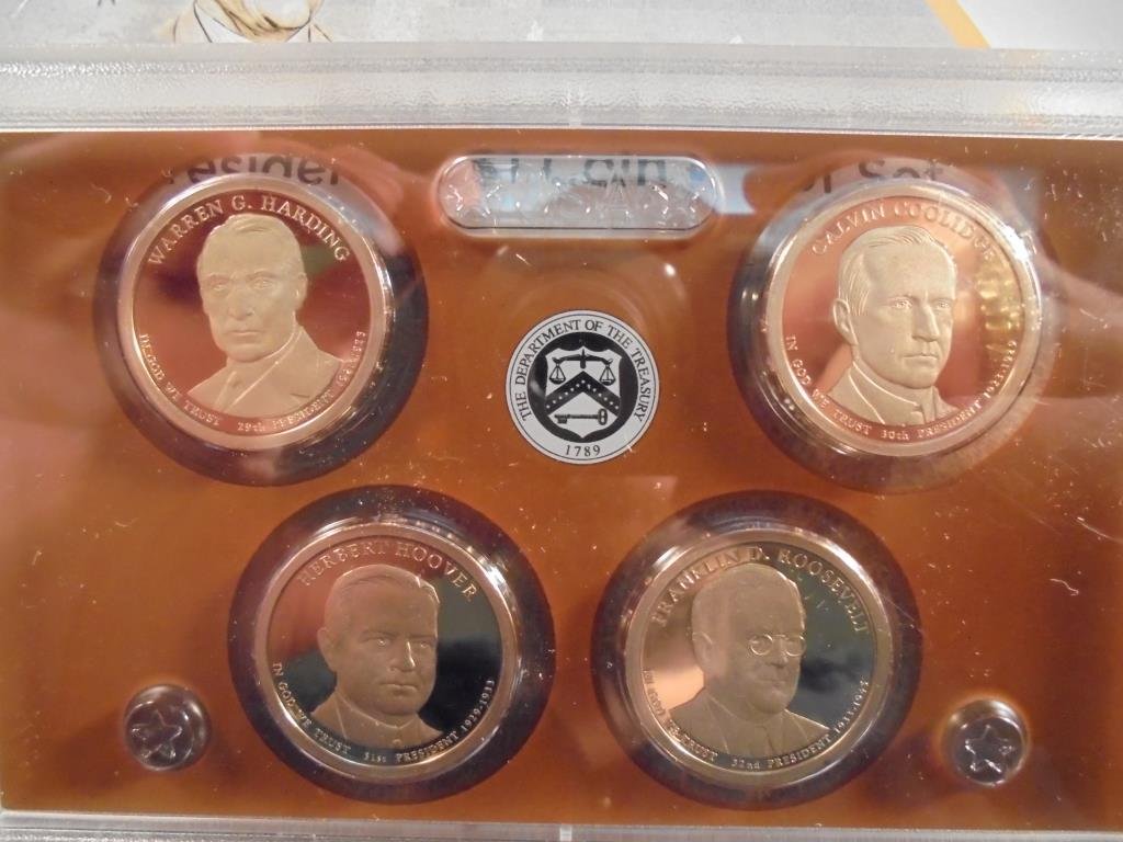 2014 PRESIDENTIAL DOLLAR PROOF SET WITH BOX (1 of 2)