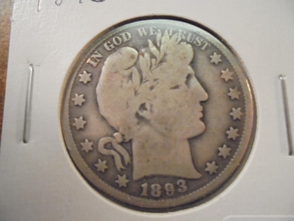 1893 BARBER HALF DOLLAR (1 of 2)