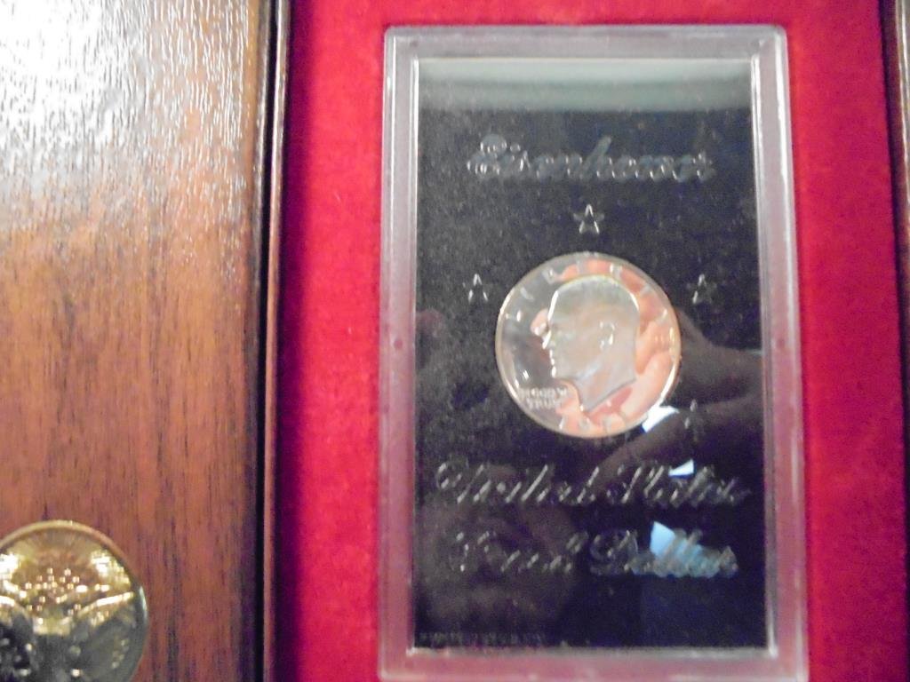 1971-S IKE SILVER DOLLAR PROOF (BROWN PACK) (1 of 2)