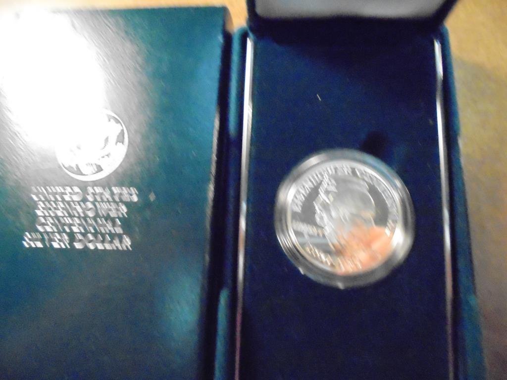 1990-P EISENHOWER CENTENNIAL PROOF SILVER DOLLAR (1 of 4)
