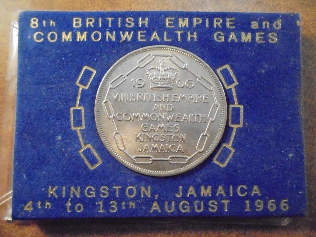 1966 JAMAICA 5 SHILLINGS UNC 8TH BRITISH EMPIRE AND (1 of 2)