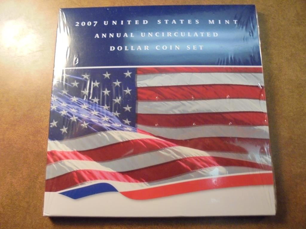2007 US MINT ANNUAL UNC $ COIN SET CONTAINS: AMERICAN (1 of 2)