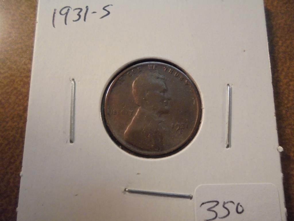 1931-S LINCOLN CENT KEY DATE (1 of 2)