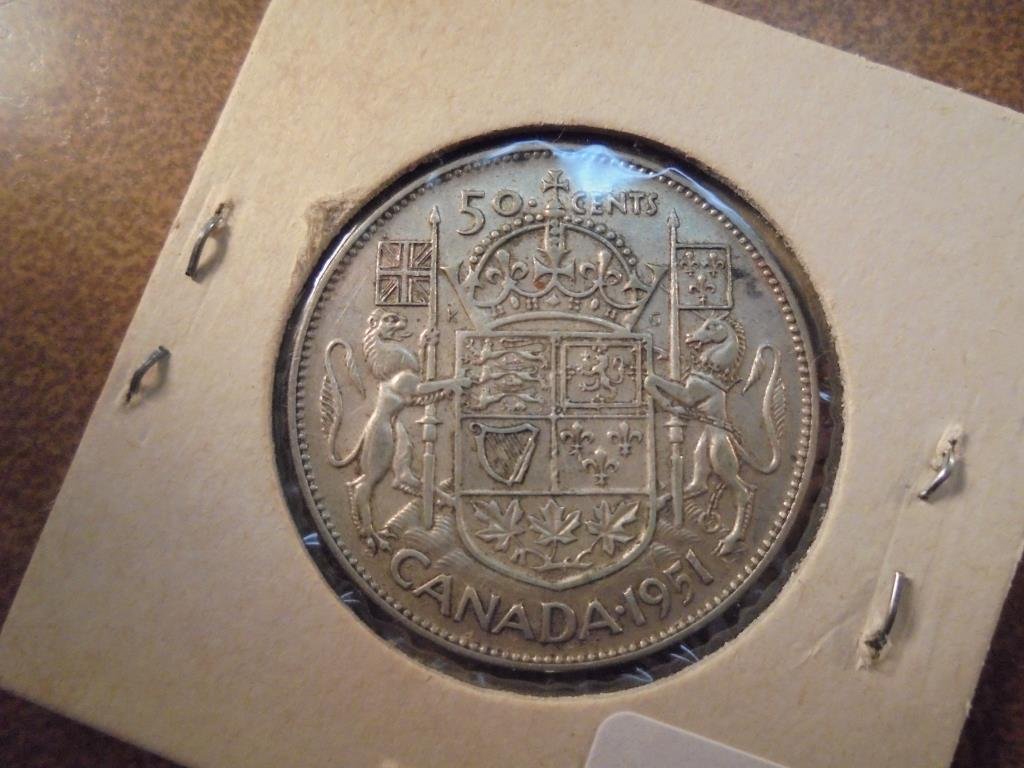 1951 CANADA SILVER 50 CENT (1 of 2)