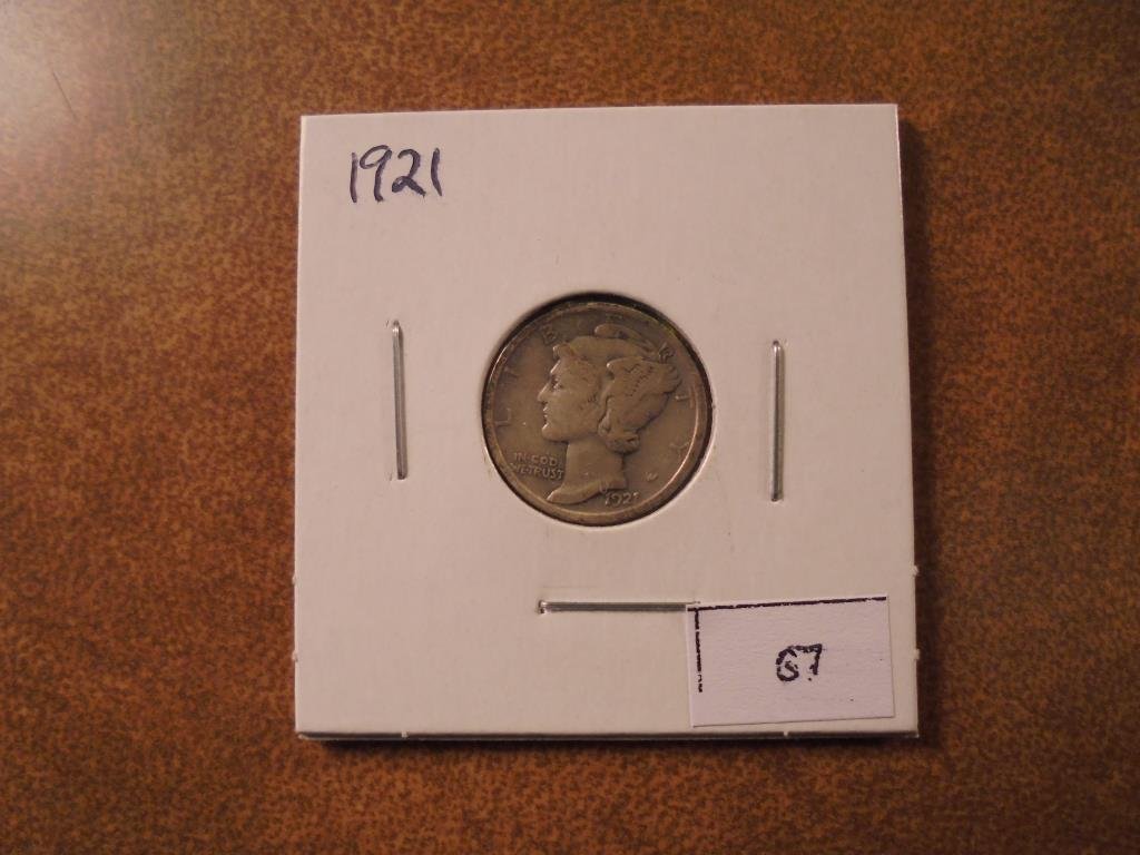 1921 MERCURY DIME KEY DATE (1 of 2)