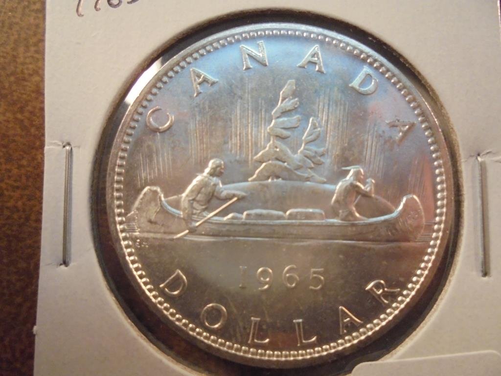 1965 CANADA SILVER DOLLAR (1 of 2)