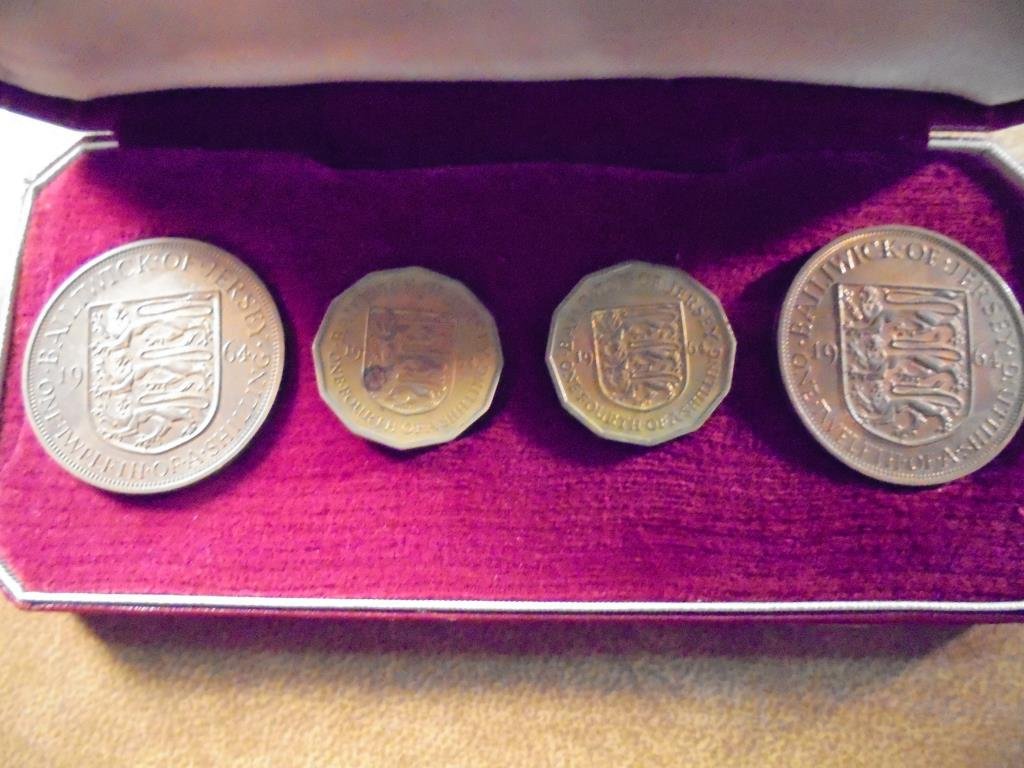 1964 JERSEY 4 COIN PROOF SET ORIGINAL MINT PACKAGE (1 of 3)