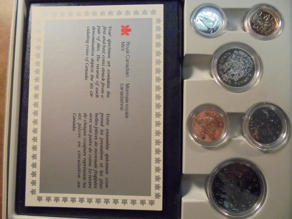 1986 CANADA SPECIMEN SET ORIGINAL ROYAL CANADIAN MINT (1 of 2)