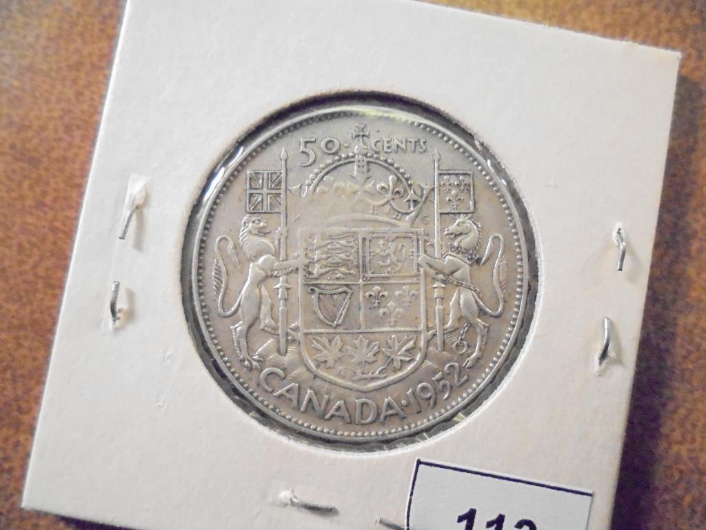 1952 CANADA SILVER 50 CENT (1 of 2)
