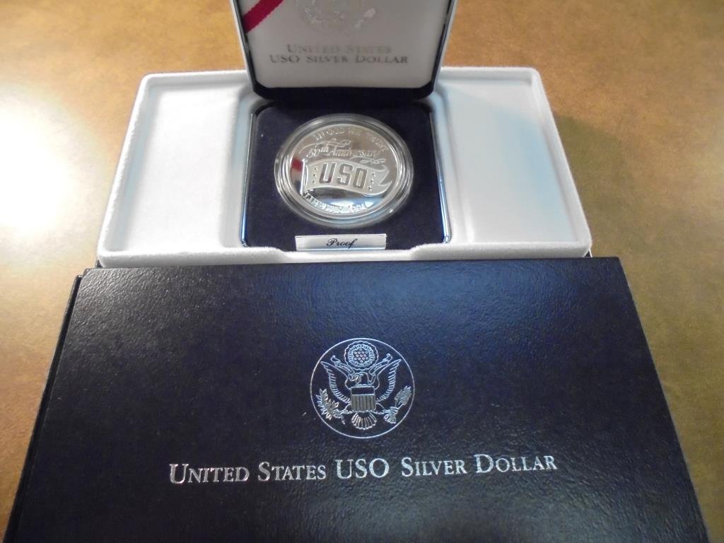 1991-S USO PROOF SILVER DOLLAR ORIGINAL US MINT (1 of 2)