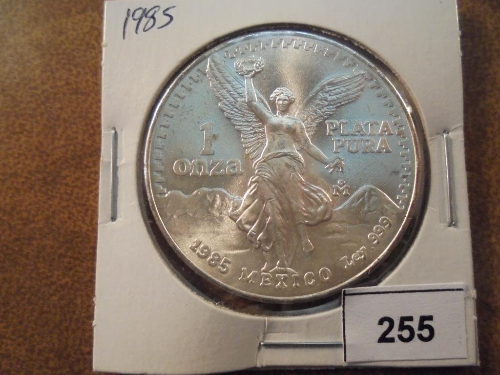 1985 MEXICO 1 OZ. SILVER LIBERTAD UNC (1 of 2)
