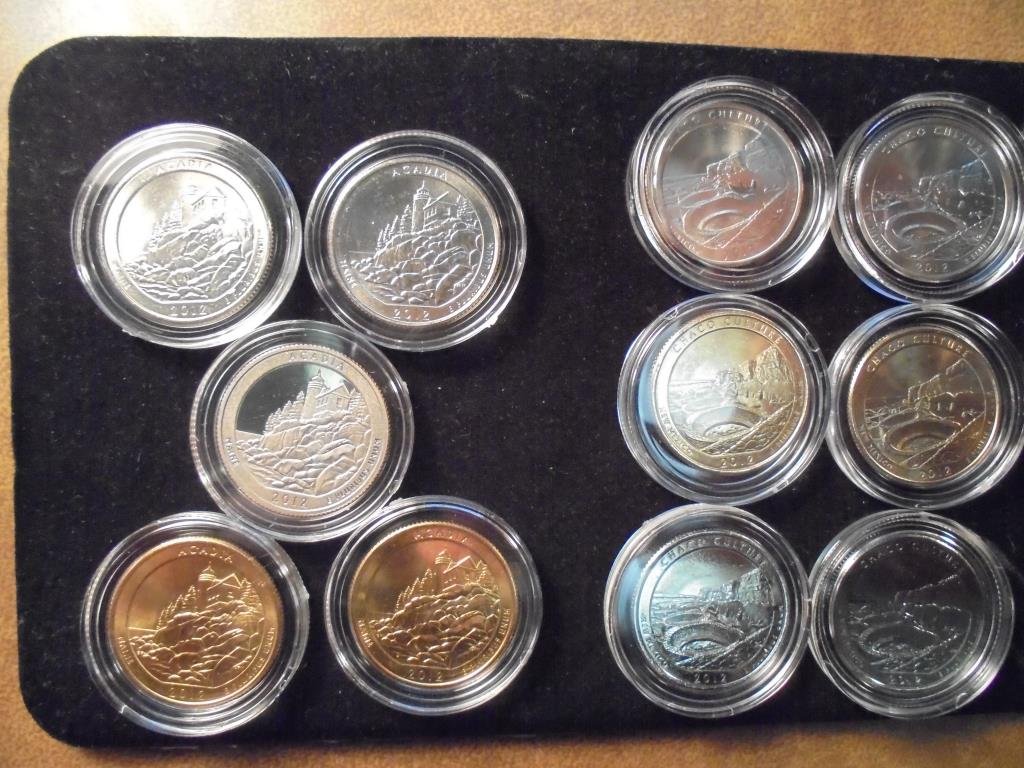 2-50 STATE QUARTERS SETS SEE DESCRIPTION 2012 ACADIA (1 of 2)