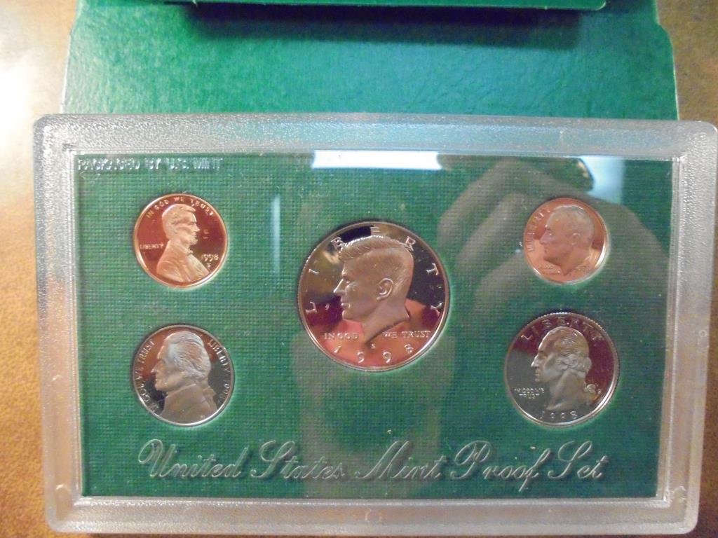 1998 US PROOF SET (WITH BOX) (1 of 2)