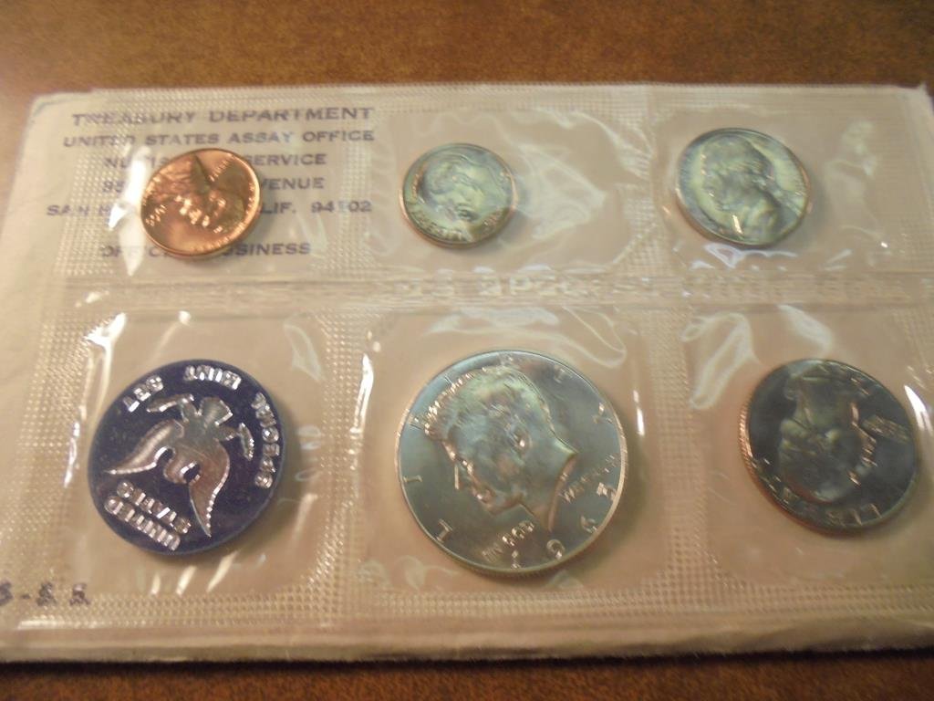 1965 US SPECIAL MINT SET WITH ENVELOPE 40% SILVER JOHN (1 of 2)