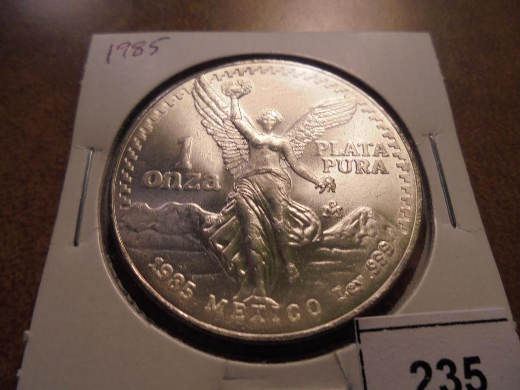 1985 MEXICO 1 OZ. SILVER LIBERTAD UNC (1 of 2)