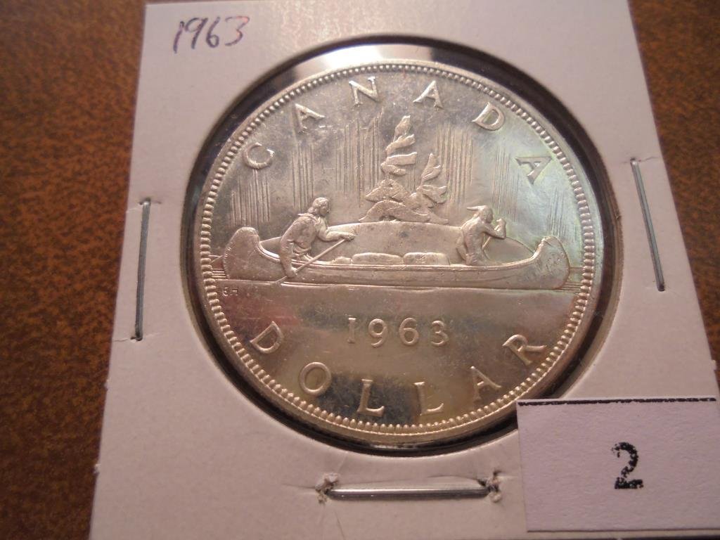 1963 CANADA SILVER DOLLAR (1 of 2)