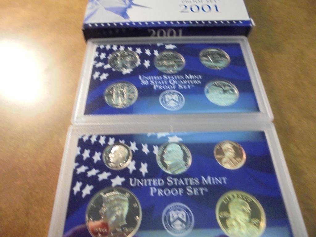 2001 US PROOF SET (WITH BOX) (1 of 2)