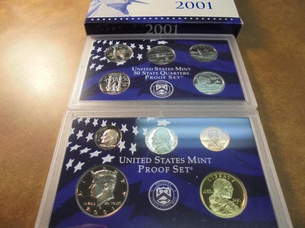 2001 US PROOF SET (WITH BOX) (1 of 2)