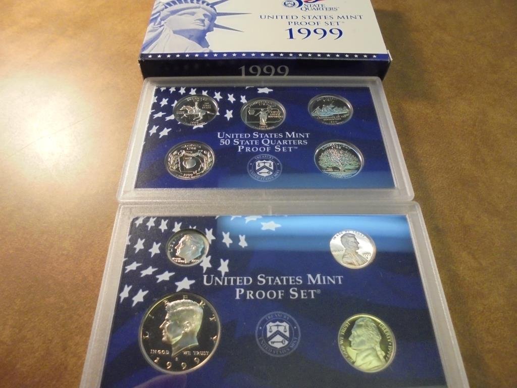 1999 US PROOF SET (WITH BOX) (1 of 2)