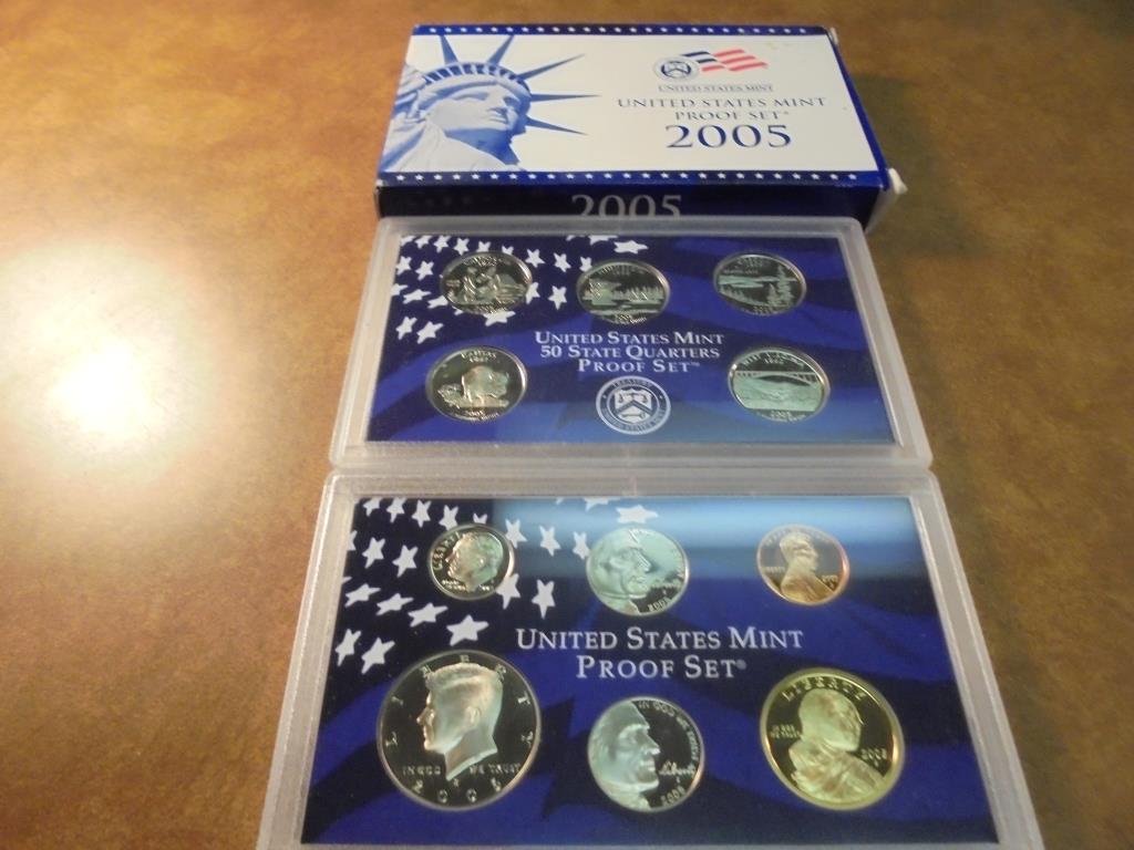 2005 US PROOF SET (WITH BOX) (1 of 2)