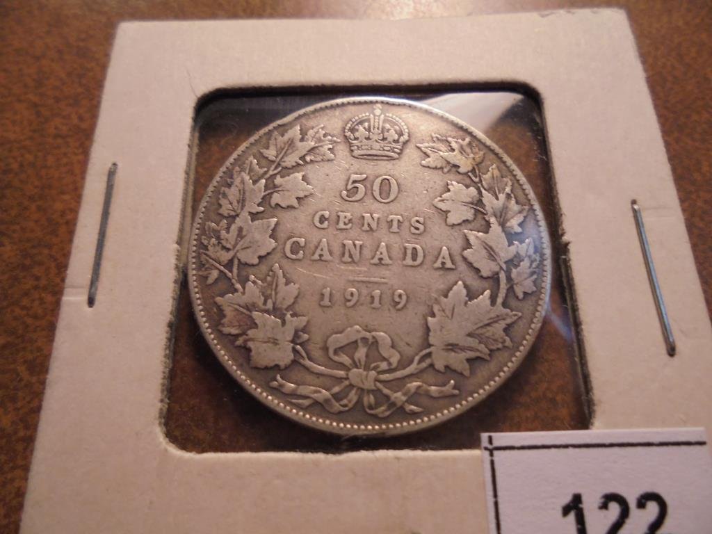 1919 CANADA SILVER 50 CENTS (1 of 2)