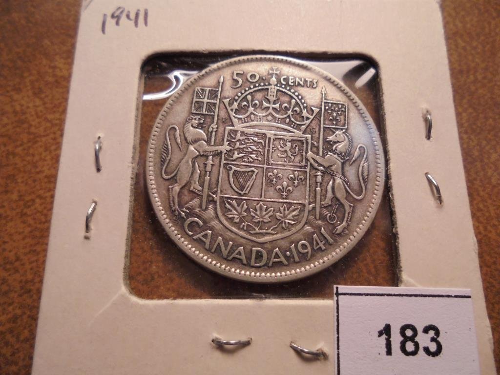 1941 CANADA SILVER 50 CENTS (1 of 2)