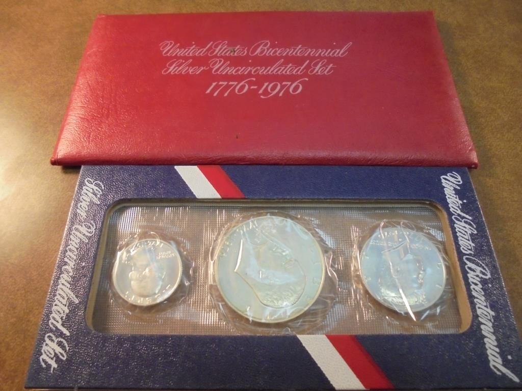 1976-S US BICENTENNIAL SILVER UNC SET ORIGINAL US MINT (1 of 2)