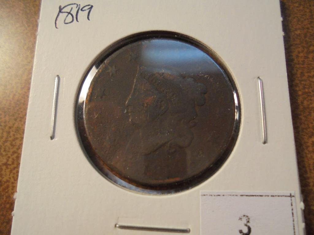 1819 US LARGE CENT (1 of 2)