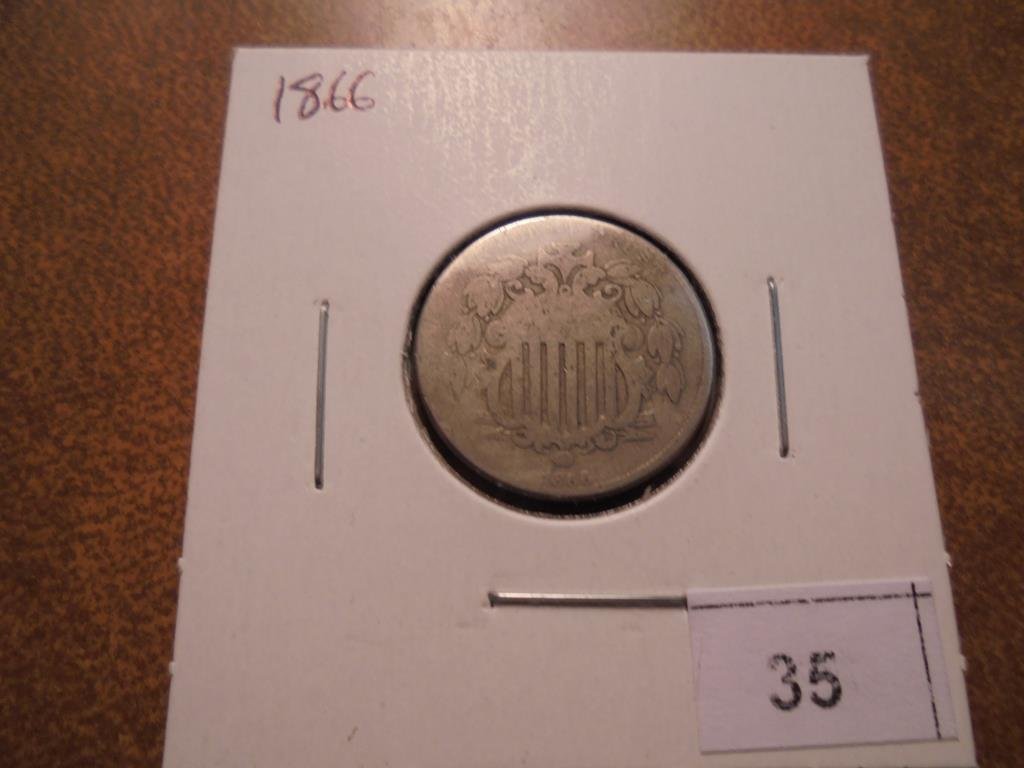 1866 SHIELD NICKEL (1 of 2)