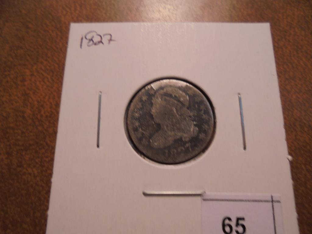 1827 CAPPED BUST DIME (1 of 2)
