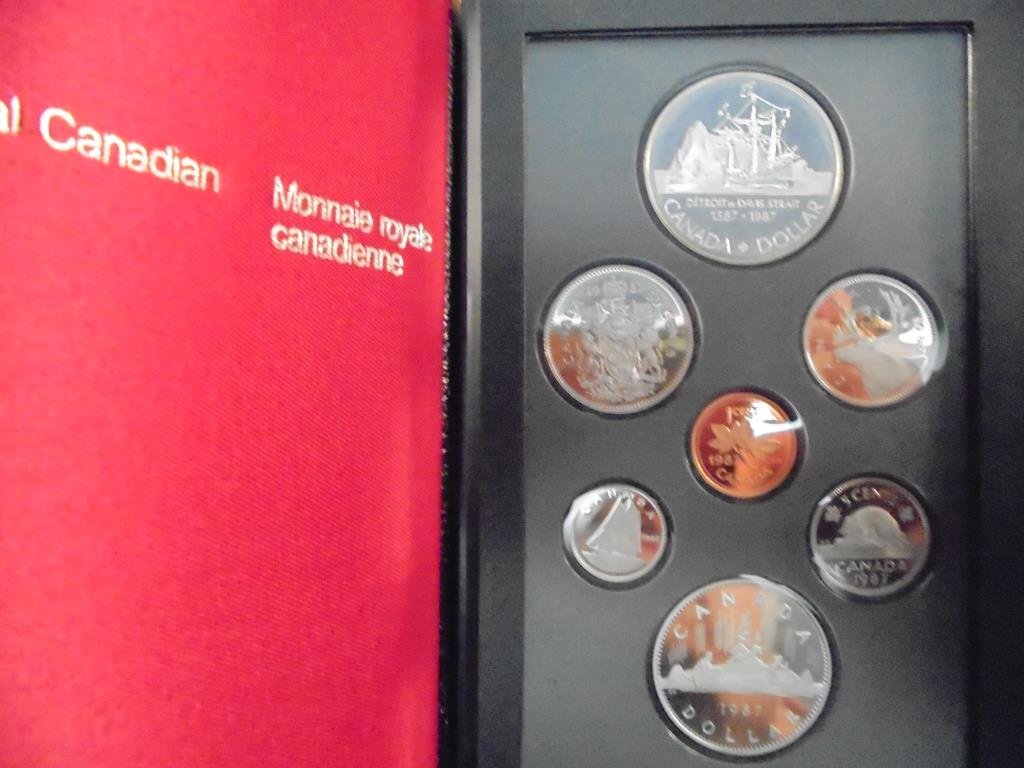 1987 CANADA DOUBLE DOLLAR PROOF SET DAVIS STRAIT (1 of 2)