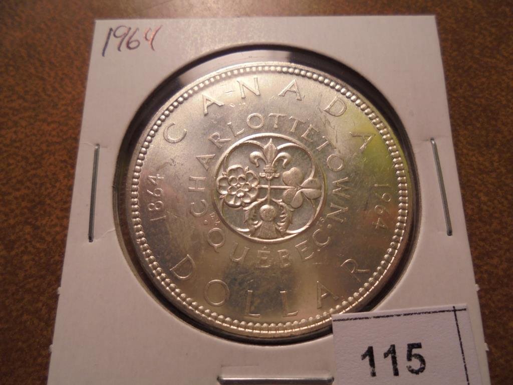 1964 CANADA SILVER DOLLAR (1 of 2)