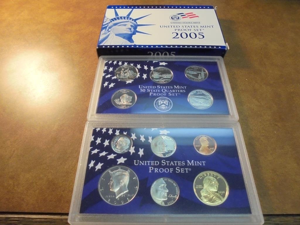 2005 US PROOF SET (WITH BOX) (1 of 2)