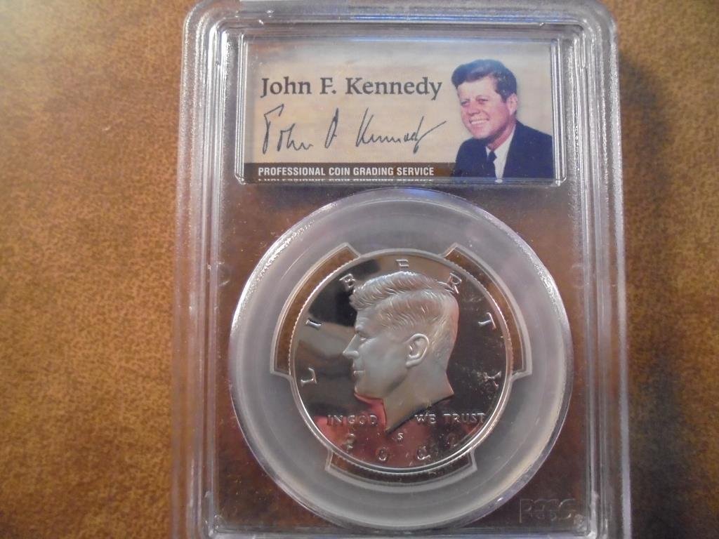 2002-S SILVER KENNEDY HALF DOLLAR PCGS PR69 DCAM 50TH (1 of 2)