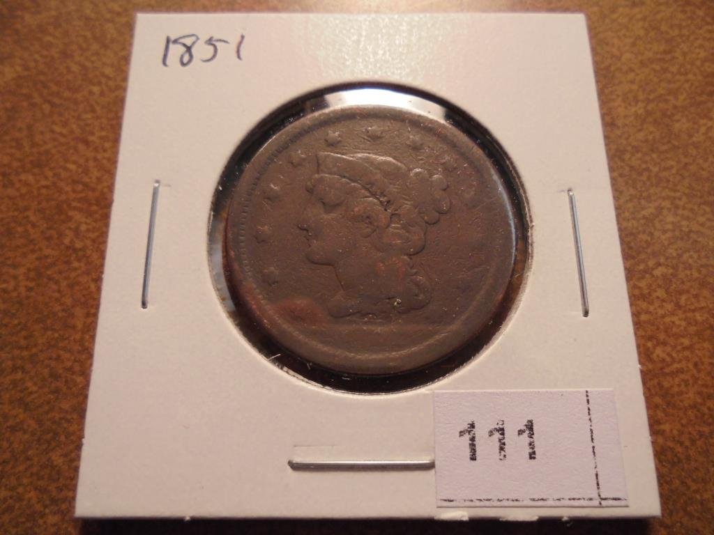 1851 US LARGE CENT (1 of 2)